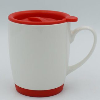 Mug with top and bottom lid